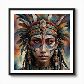 Indian Woman 2 Art Print