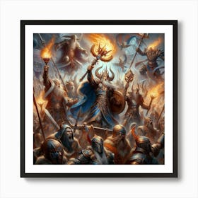 Warhammer Lord Of The Rings Art Print