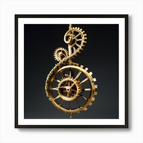 Clockwork Gears Art Print