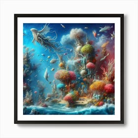 Underwater World 2 Art Print