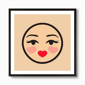 Emoji Face Art Print