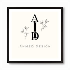 Ahmed Design Art Print