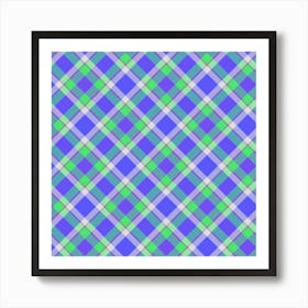 Plaid Pattern 46 Art Print