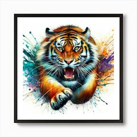 Tiger Painting 3 Art Print