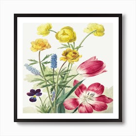 Flowers In A Vase Art Print