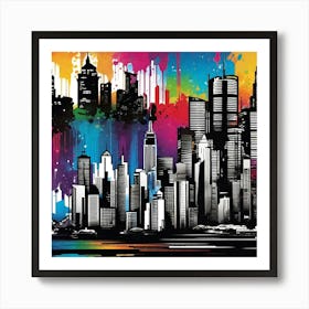 New York City Skyline 59 Art Print