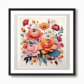 Flowers In A Vase Art Print