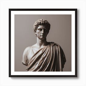 Bust Of A Roman Emperor Art Print