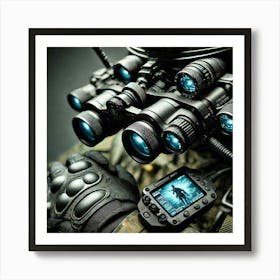 Martian Rangers Advanced Surveillance Gear Art Print