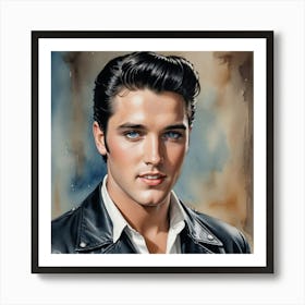 Forever the King Elvis Presley Art Print