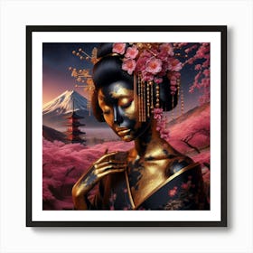 Geisha 214 Art Print