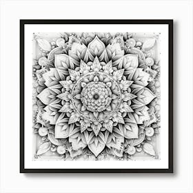 Mandala 3 Art Print