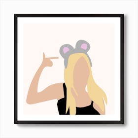 Karen Mouse Mean Girls Art Print