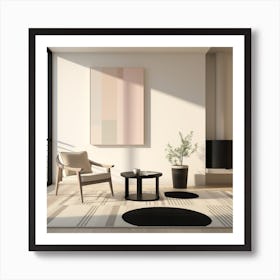 Modern Living Room 3 Art Print