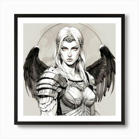 Angel Warrior Art Print