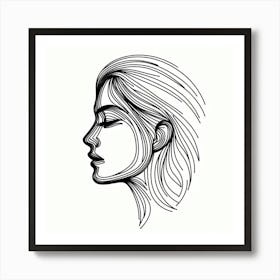 Portrait Of A Woman 24 Art Print