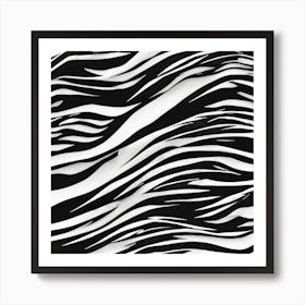 Zebra Stripes Art Print