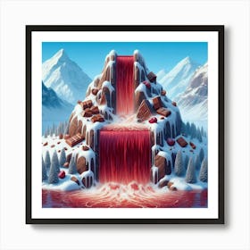 Wine Mountain Art Print