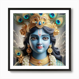 Lord Krishna 4 Art Print