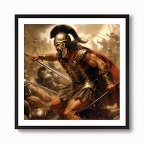 Sparta Warrior Art Print
