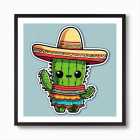 Mexican Cactus 13 Art Print