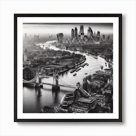 London Skyline 1 Art Print