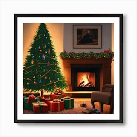 Christmas Tree 41 Art Print