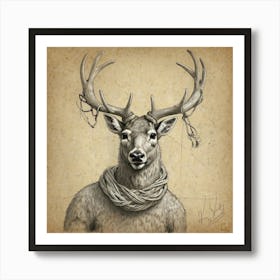 Deer! 19 Art Print