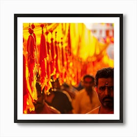 Hindu Devotees Art Print