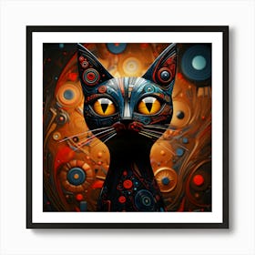 Perfect Feline Portrait Art Print