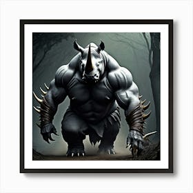 Rhinoceros Art Print