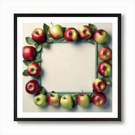 Apple Frame Art Print