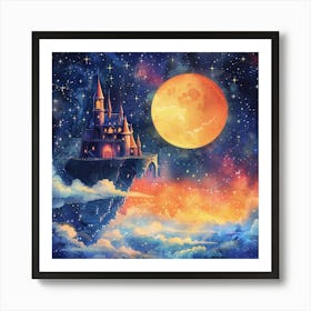 Castle In The Sky 10 Art Print