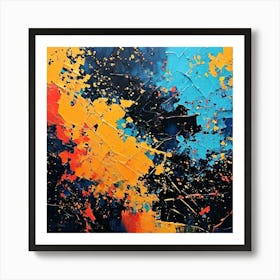 Hand Painted Abstract Beautiful Art Print