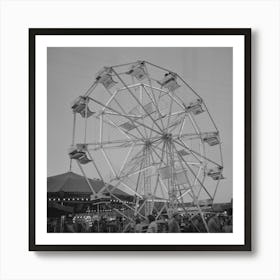 Untitled Photo, Possibly Related To Klamath Falls, Oregon, Carnival Ride At The Circus By Russell Lee 1 Art Print