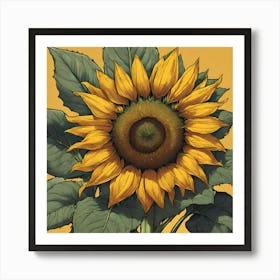 Sunflower 27 Art Print