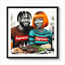 Supreme Couple 26 Art Print