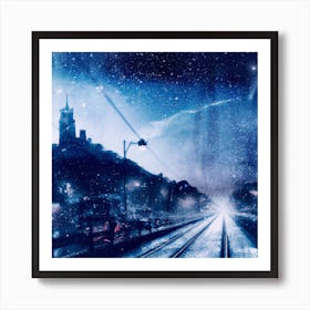 Night In The City Art Print