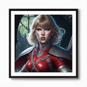 Taylor Swift in Dungeons & Dragons 3 Art Print