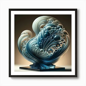 Glass Sculpture 1 Art Print