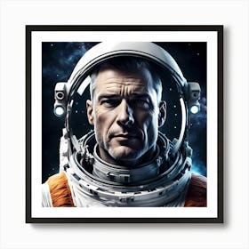 Cosmic Astronaut Art Print