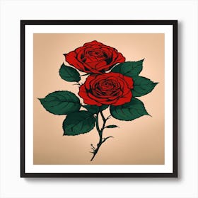 Roses 1 Art Print