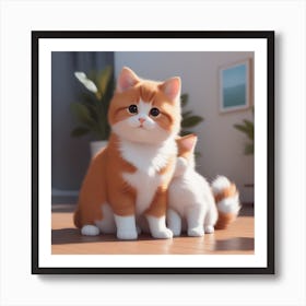 Cute Kittens Art Print