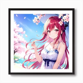 Cherry Blossom Dreams Art Print