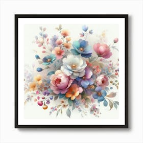 Flower Bouquet Art Print