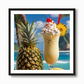 Tropical Drink Art Print