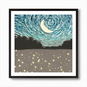 Starry Night Art Print