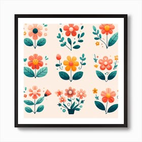 Flower glade 1 Art Print