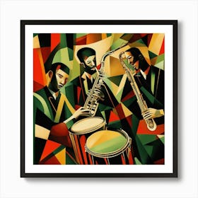 Jazz Trio Art Print