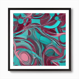 Abstract Art, Leonardo Da Vi. Style Art Print